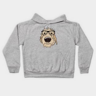 Smart Doodle Dog Woof Woof Kids Hoodie